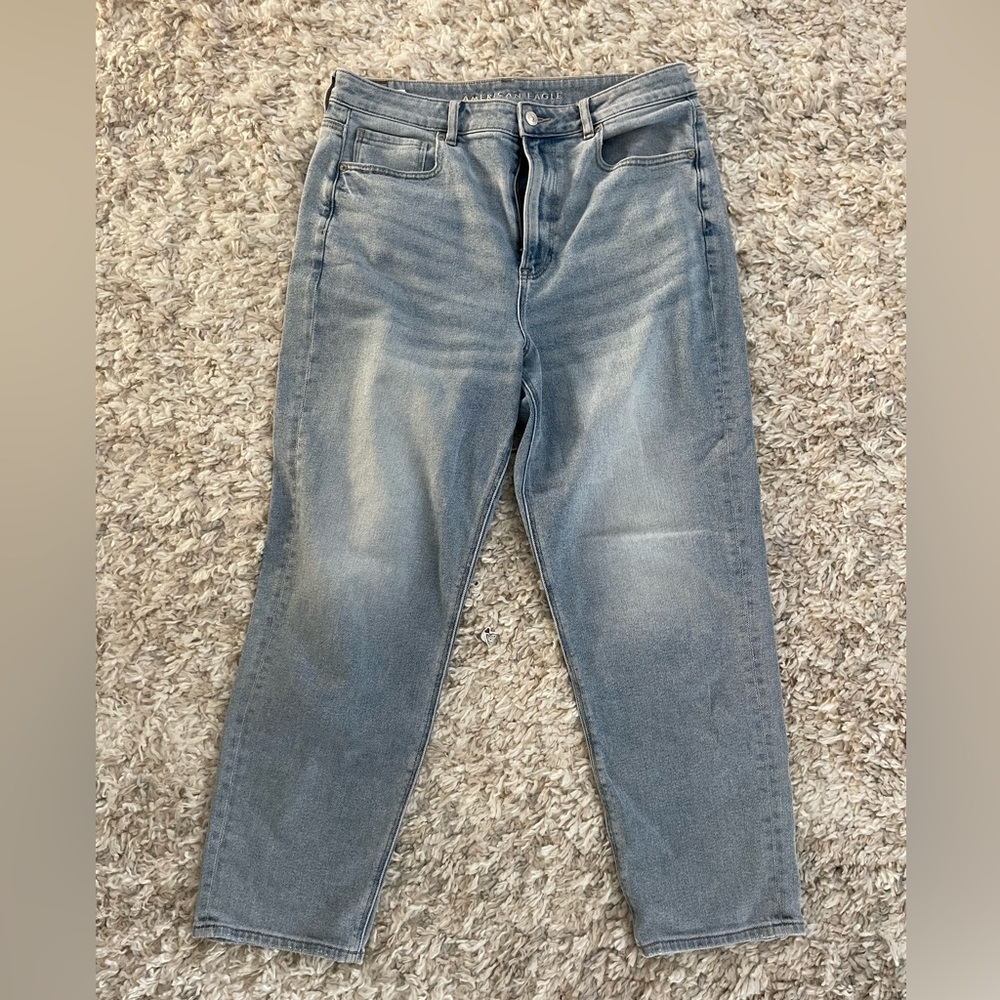 Light Wash Straight Leg Jeans [worn only a handful of times]